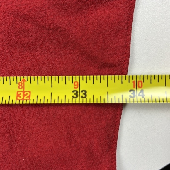 Eileen Fisher Petite Red Tunic A-Line Dress - Picture 8 of 9